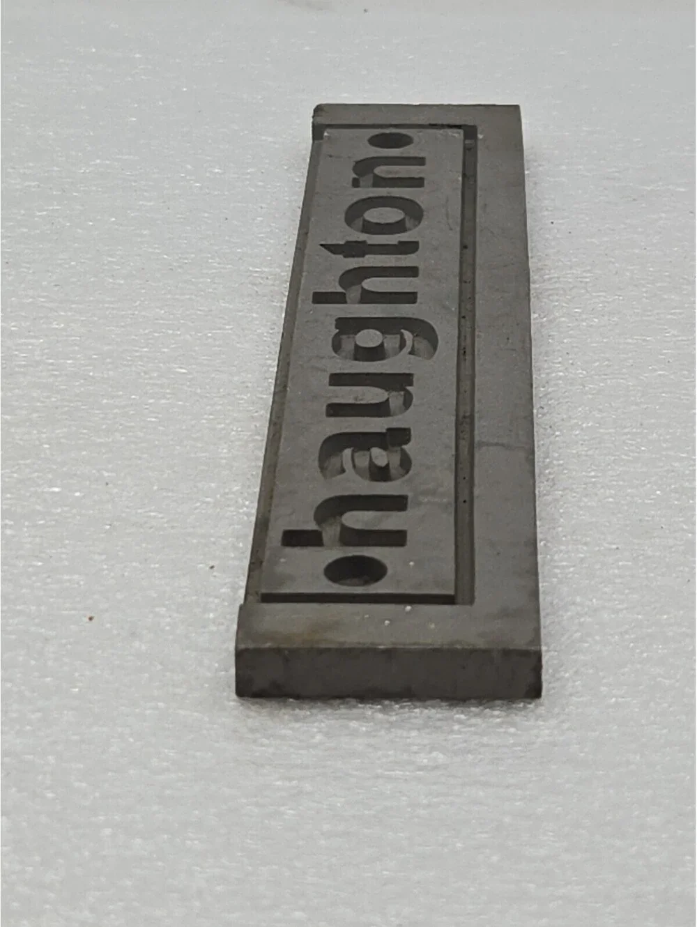 Haughton Elevator Co Cast Metal Sign Nameplate Toledo Ohio Industrial Salvage
